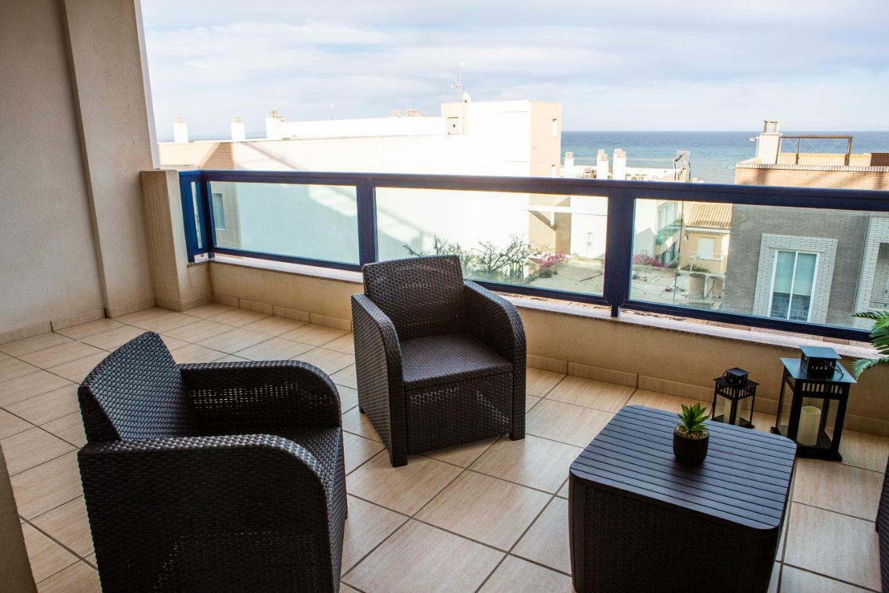 Apartment Las Sirenas, Wifi 100 Mb, Sea View Roquetas de Mar Kültér fotó