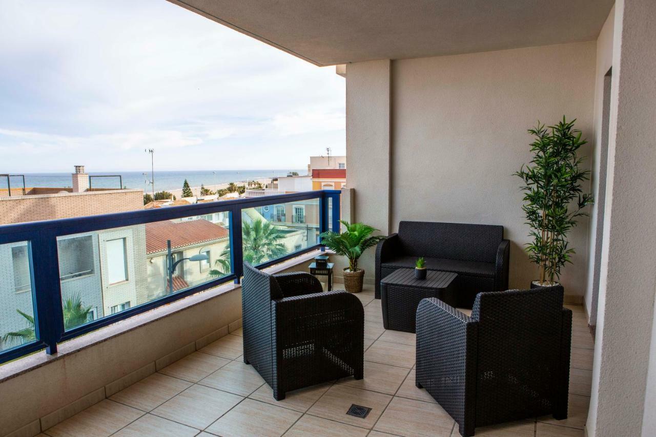 Apartment Las Sirenas, Wifi 100 Mb, Sea View Roquetas de Mar Kültér fotó