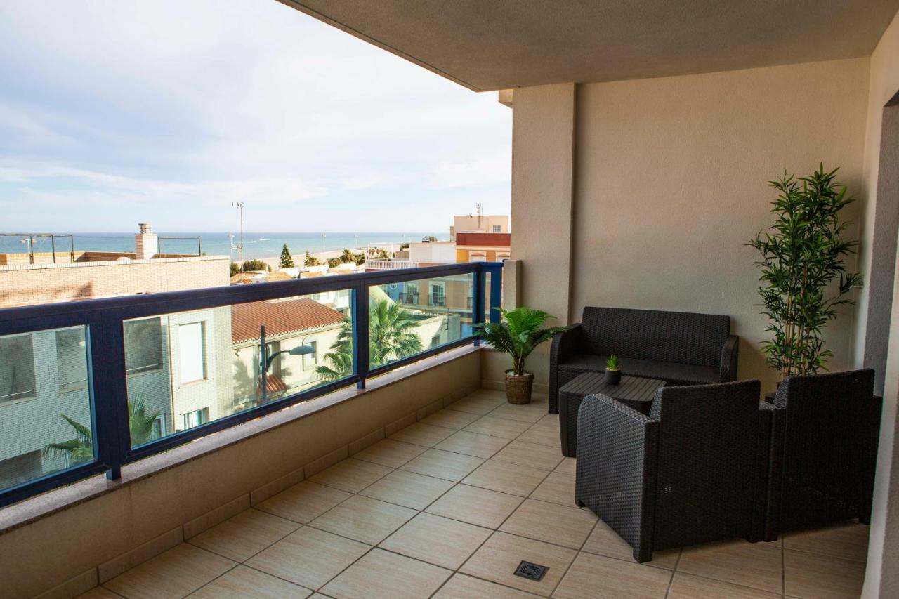Apartment Las Sirenas, Wifi 100 Mb, Sea View Roquetas de Mar Kültér fotó