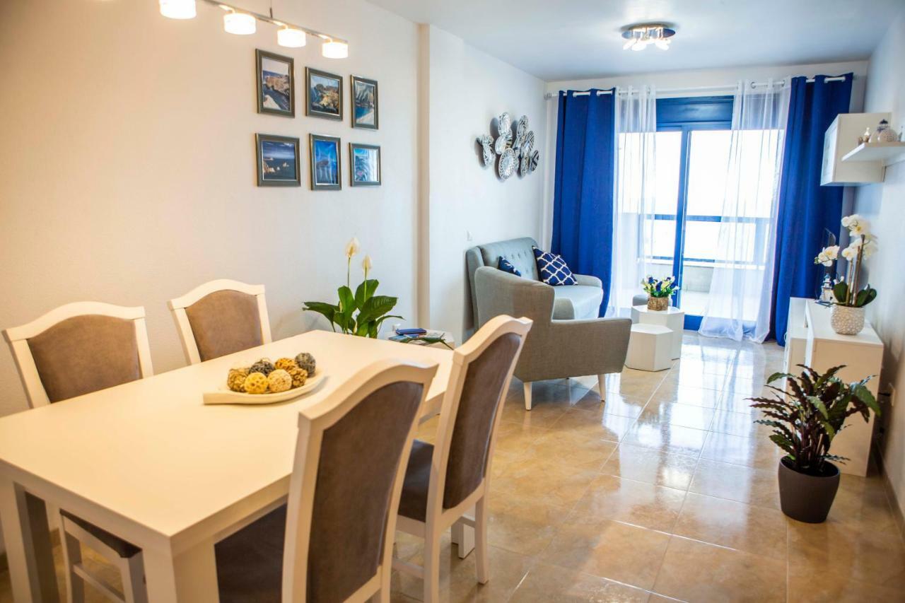 Apartment Las Sirenas, Wifi 100 Mb, Sea View Roquetas de Mar Kültér fotó